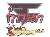 Sticker | frozen (Holo) | Shanghai 2024 image