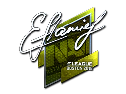 Sticker | flamie (Foil) | Boston 2018 image