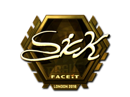 Sticker | SicK (Gold) | London 2018 image