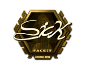 Sticker | SicK (Gold) | London 2018 image