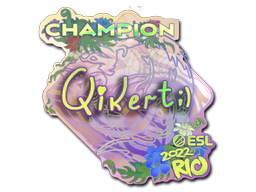 Sticker | qikert (Holo, Champion) | Rio 2022 image