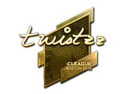 Sticker | Twistzz (Gold) | Boston 2018 image