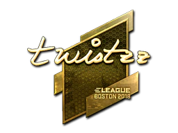 Sticker | Twistzz (Gold) | Boston 2018 image