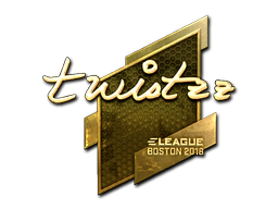 Sticker | Twistzz (Gold) | Boston 2018 image