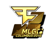 Sticker | FaZe Clan (Gold) | MLG Columbus 2016 image