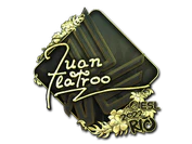Sticker | juanflatroo (Gold) | Rio 2022 image