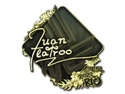 Sticker | juanflatroo (Gold) | Rio 2022 image