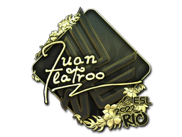 Sticker | juanflatroo (Gold) | Rio 2022 image
