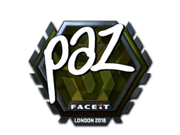Sticker | paz (Foil) | London 2018 image