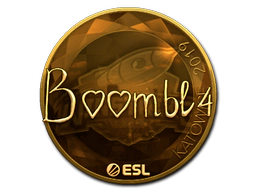 Sticker | Boombl4 (Gold) | Katowice 2019 image