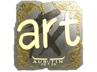 Sticker | arT (Gold) | Austin 2025