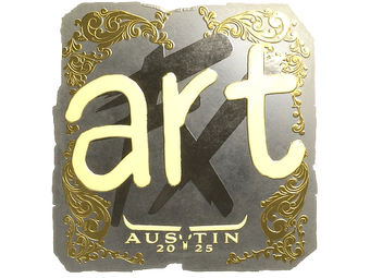 Sticker | arT (Gold) | Austin 2025 image