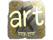 Sticker | arT (Gold) | Austin 2025 image