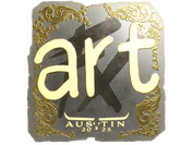 Sticker | arT (Gold) | Austin 2025 image