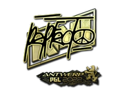 Sticker | Perfecto (Gold) | Antwerp 2022 image