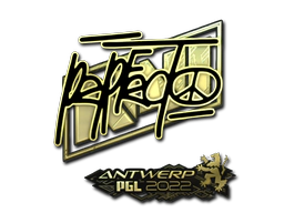 Sticker | Perfecto (Gold) | Antwerp 2022 image