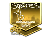 Sticker | seang@res (Gold) | Cluj-Napoca 2015 image