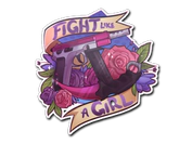 Sticker | Fight like a Girl image