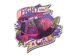 Sticker | Fight like a Girl image