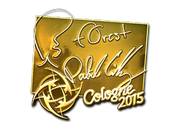 Sticker | f0rest (Gold) | Cologne 2015 image
