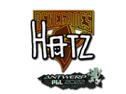 Sticker | hatz (Glitter) | Antwerp 2022 image