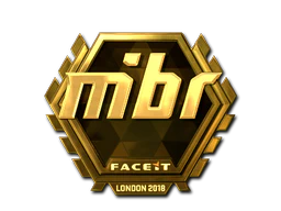 Sticker | MIBR (Gold) | London 2018 image