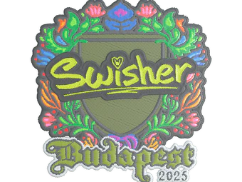 Sticker | Swisher (Embroidered) | Budapest 2025 image