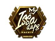 Sticker | ISSAA (Gold) | London 2018 image