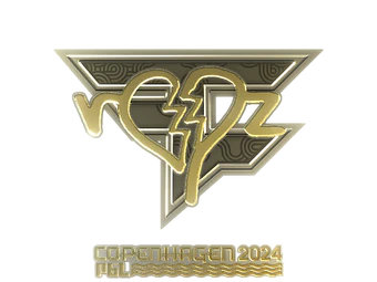 Sticker | ropz (Gold) | Copenhagen 2024 image
