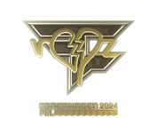 Sticker | ropz (Gold) | Copenhagen 2024 image