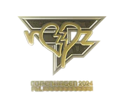 Sticker | ropz (Gold) | Copenhagen 2024 image