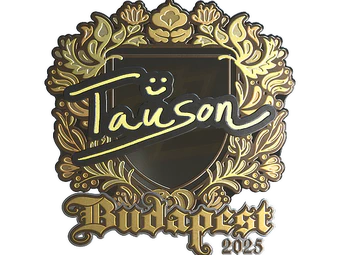 Sticker | Tauson (Gold) | Budapest 2025 image
