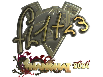 Sticker | FL1T (Gold) | Shanghai 2024 image