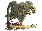 Sticker | FL1T (Gold) | Shanghai 2024 image