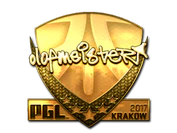 Sticker | olofmeister (Gold) | Krakow 2017 image