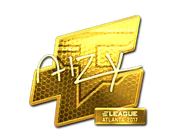 Sticker | aizy (Gold) | Atlanta 2017 image