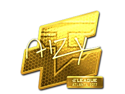 Sticker | aizy (Gold) | Atlanta 2017 image