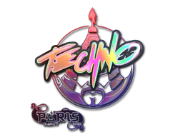 Sticker | Techno4K (Holo) | Paris 2023