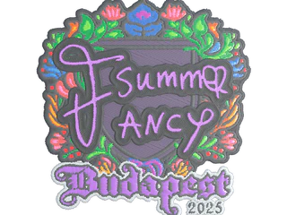 Sticker | Summer (Embroidered) | Budapest 2025