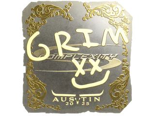 Sticker | Grim (Gold) | Austin 2025