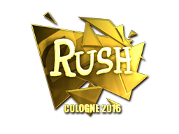 Sticker | RUSH (Gold) | Cologne 2016 image