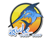 Sticker | Ocean Sunset Stabbyfish image