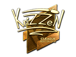 Sticker | KrizzeN (Gold) | Boston 2018 image