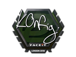 Sticker | k0nfig | London 2018 image