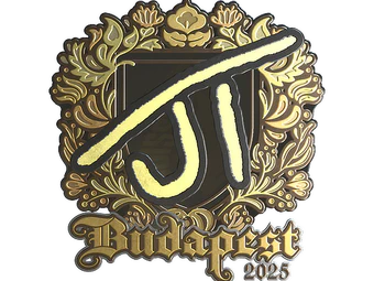 Sticker | JT (Gold) | Budapest 2025 image
