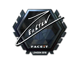 Sticker | Ex6TenZ (Foil) | London 2018 image