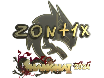 Sticker | zont1x (Gold) | Shanghai 2024 image