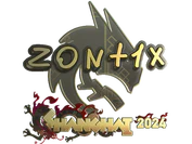 Sticker | zont1x (Gold) | Shanghai 2024 image