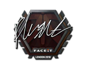 Sticker | flusha | London 2018 image