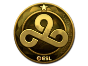 Sticker | Cloud9 (Gold) | Katowice 2019 image